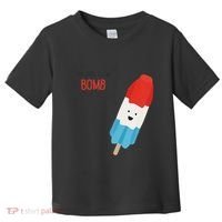 My Dad Is The Bomb Pop Funny Icecream Popsicle Summer Toddler T-Shirt thumb 0