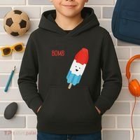My Dad Is The Bomb Pop Funny Icecream Popsicle Summer Kids Hoodie thumb 2