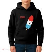 My Dad Is The Bomb Pop Funny Icecream Popsicle Summer Kids Hoodie thumb 4