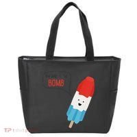 My Dad Is The Bomb Pop Funny Icecream Popsicle Summer Tote Bag thumb 0