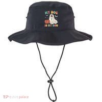 My Dog Is My Boo Funny Halloween Dog Lover Spooky Dog Mom Gift Bucket Hat thumb 0