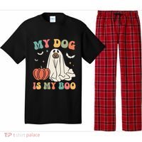 My Dog Is My Boo Funny Halloween Dog Lover Spooky Dog Mom Gift Pajama Set thumb 0
