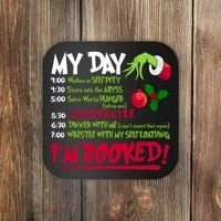 My Day Im Booked Funny Christmas Holiday Coaster thumb 0