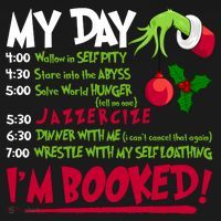 My Day Im Booked Funny Christmas Holiday Tote Bag thumb 4