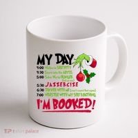 My Day Im Booked Funny Christmas Holiday Coffee Mug thumb 1
