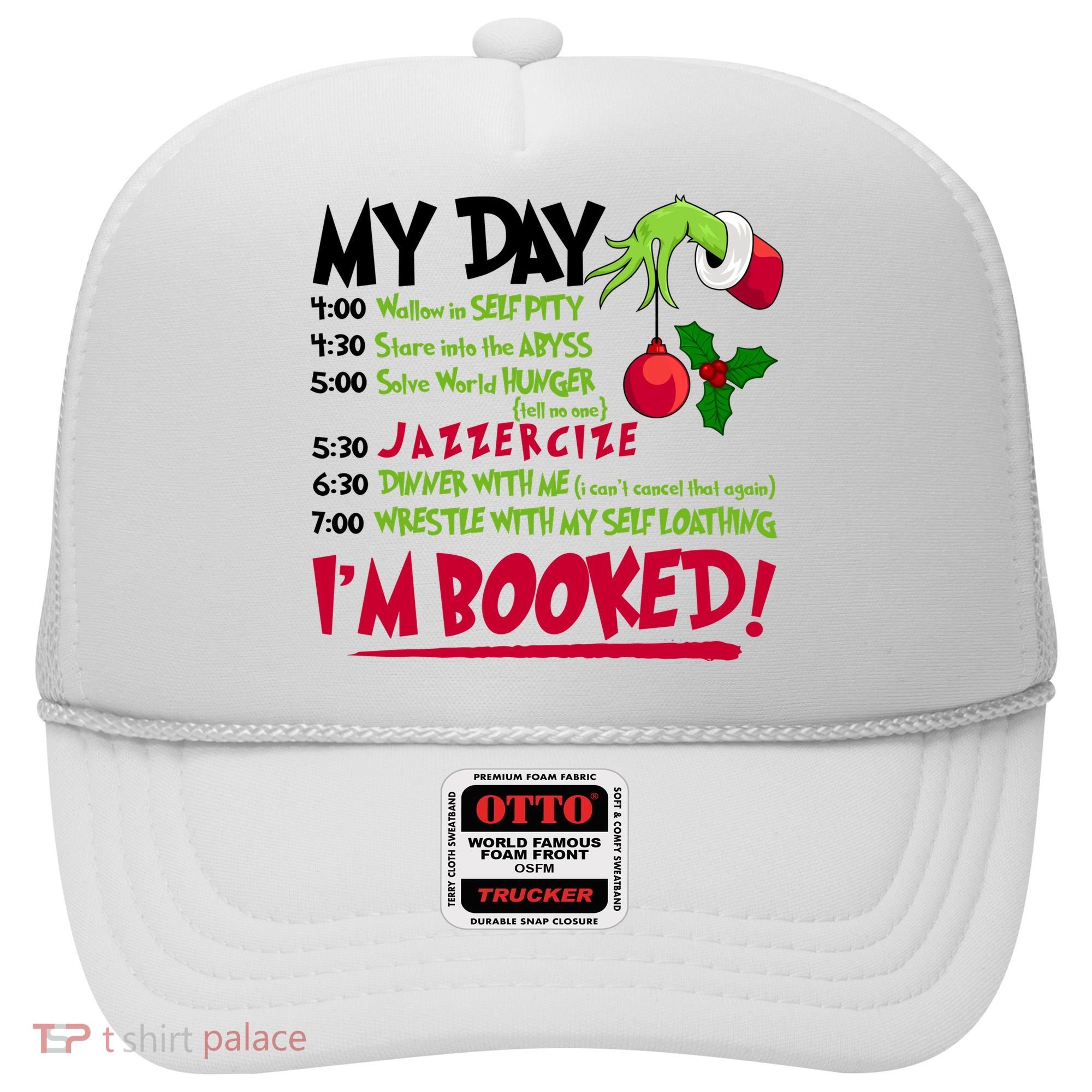 My Day Im Booked Funny Christmas Holiday Hat