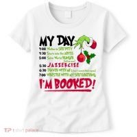My Day Im Booked Funny Christmas Holiday Women's T-Shirt thumb 0