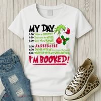 My Day Im Booked Funny Christmas Holiday Women's T-Shirt thumb 3