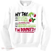 My Day Im Booked Funny Christmas Holiday Kids Sweatshirt thumb 0