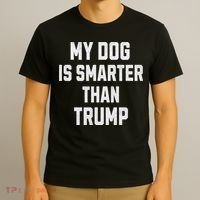 My Dog Is Smarter Than Trump Funny Harris Dog Lover Democrat T-Shirt thumb 3