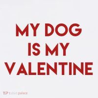 My Dog Is My Valentine Funny Cute Baby Bodysuit thumb 2