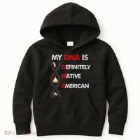 My DNA is definitely native american Kids Hoodie thumb 0