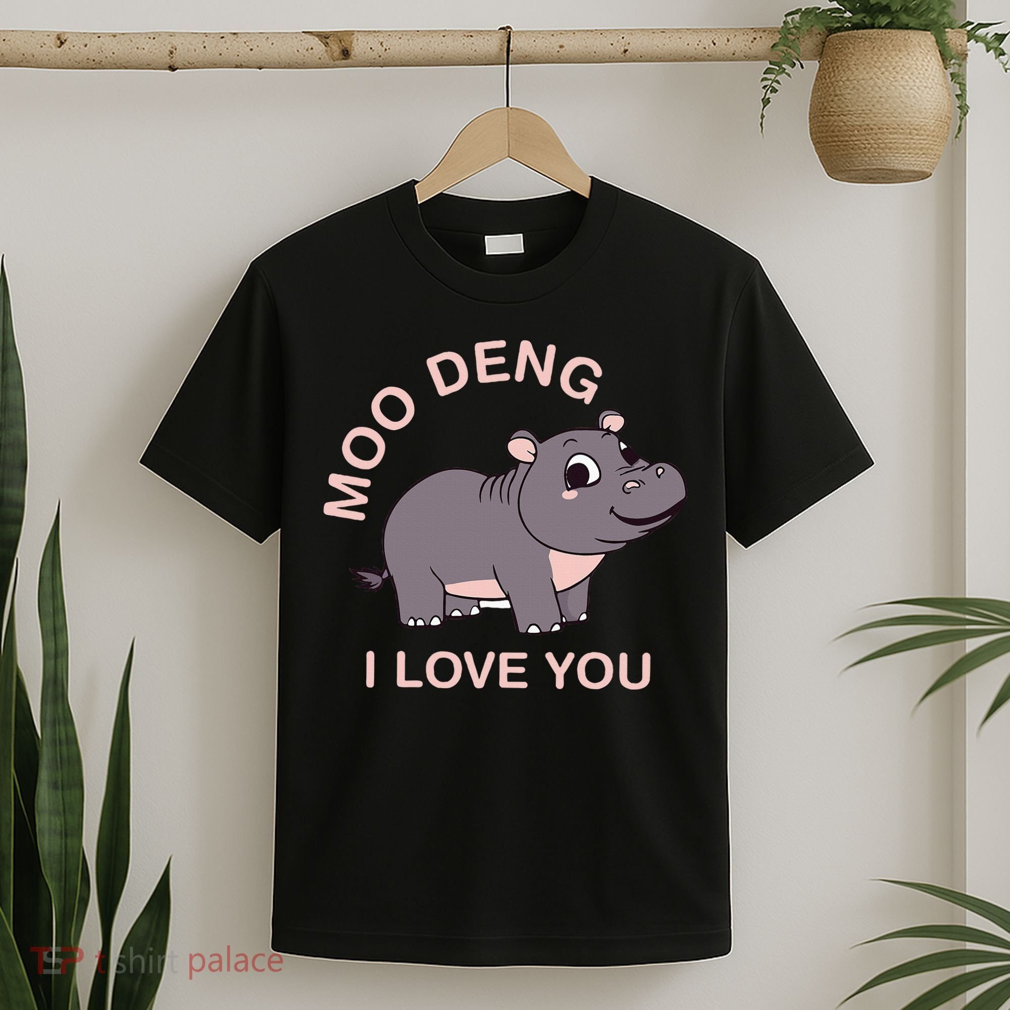 Moo Deng I Love You T-Shirt