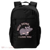 Moo Deng I Love You Backpack thumb 0