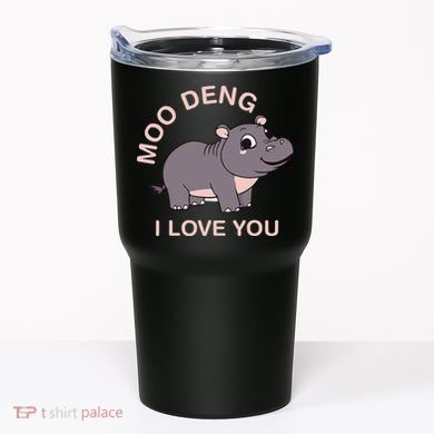 Moo Deng I Love You Tumbler