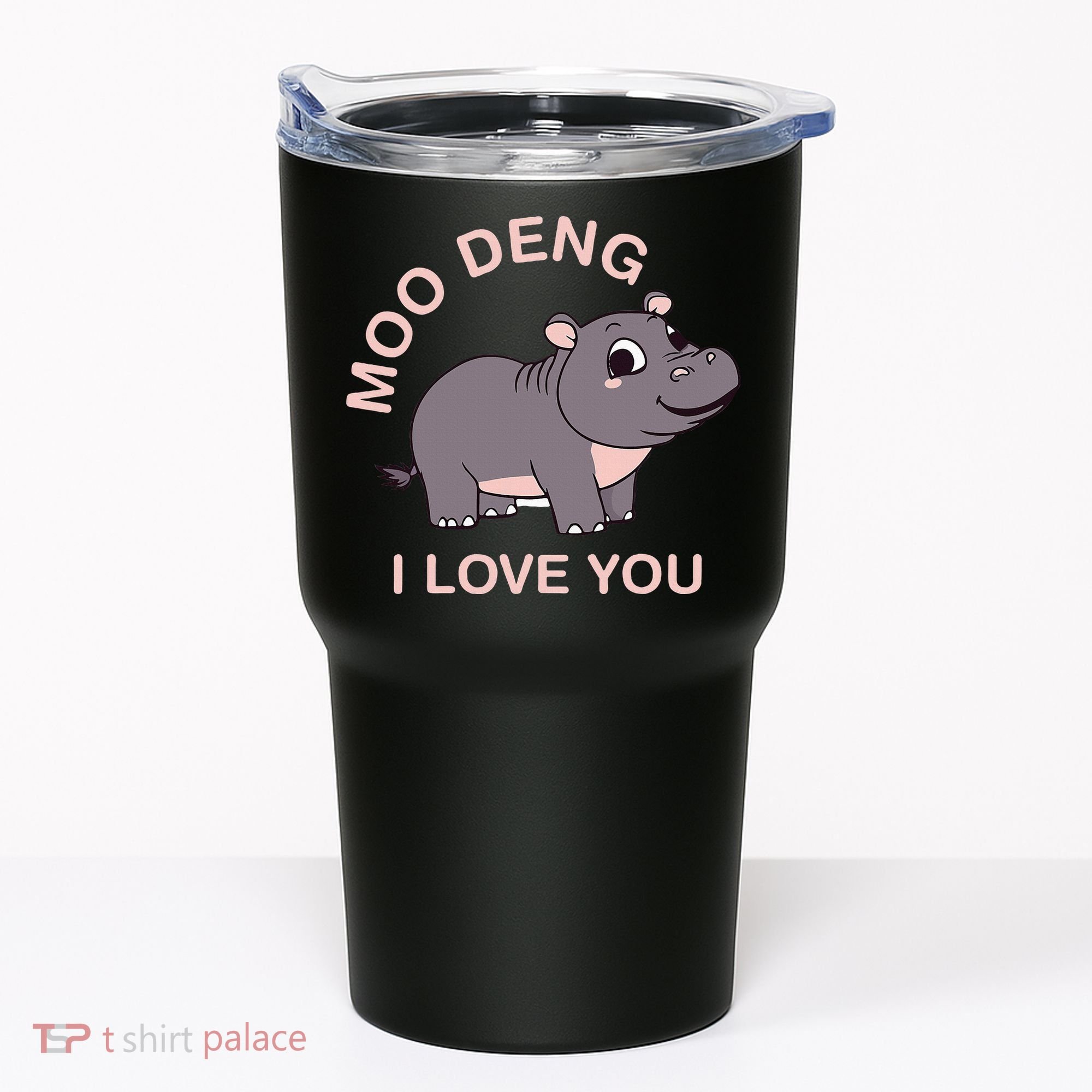 Moo Deng I Love You Tumbler
