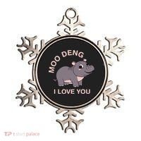 Moo Deng I Love You Ornament thumb 0