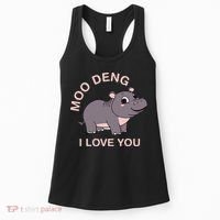 Moo Deng I Love You Women's Tank Top thumb 0