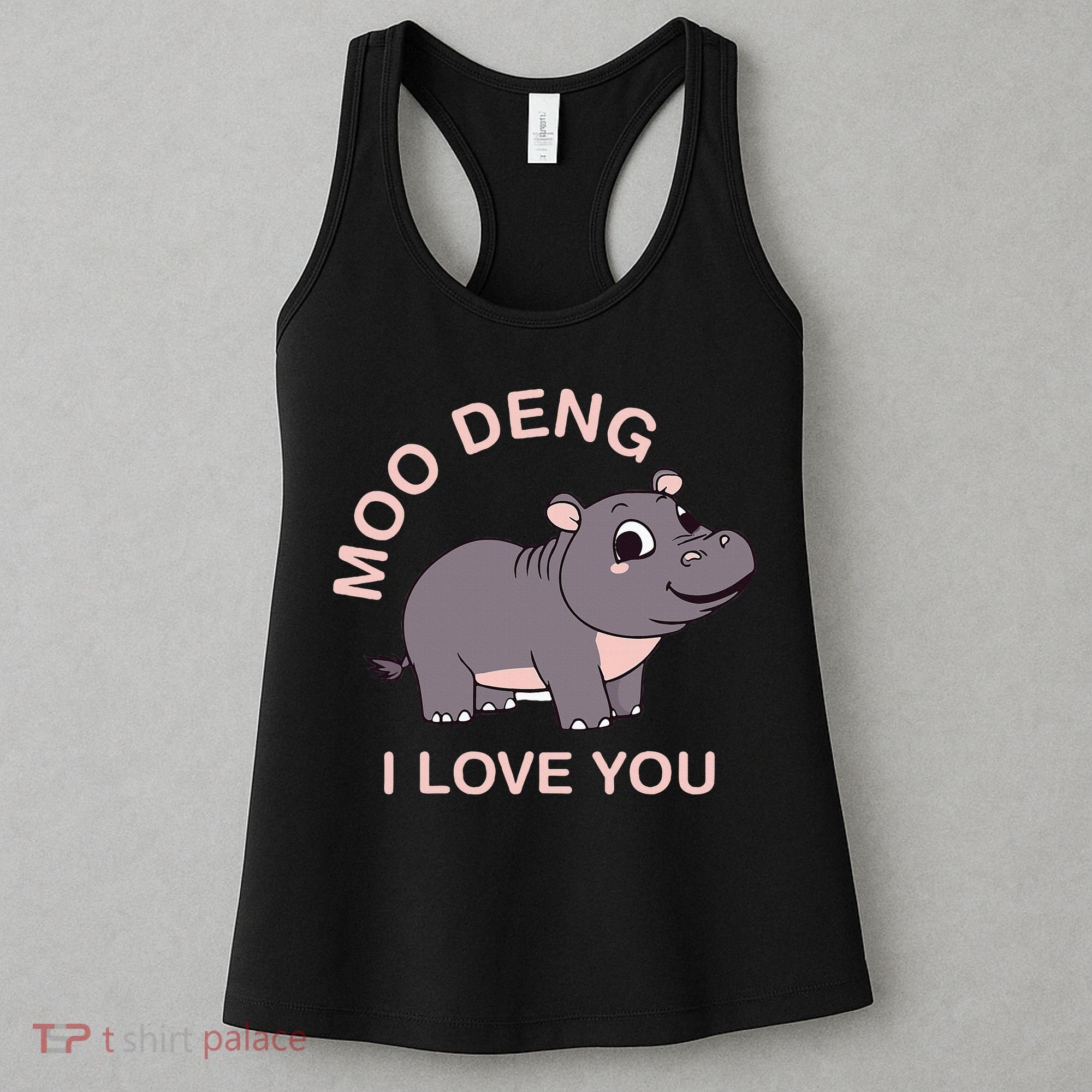 Moo Deng I Love You Women's Tank Top