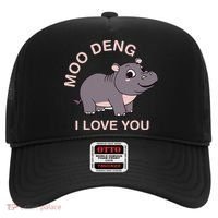 Moo Deng I Love You Hat thumb 0