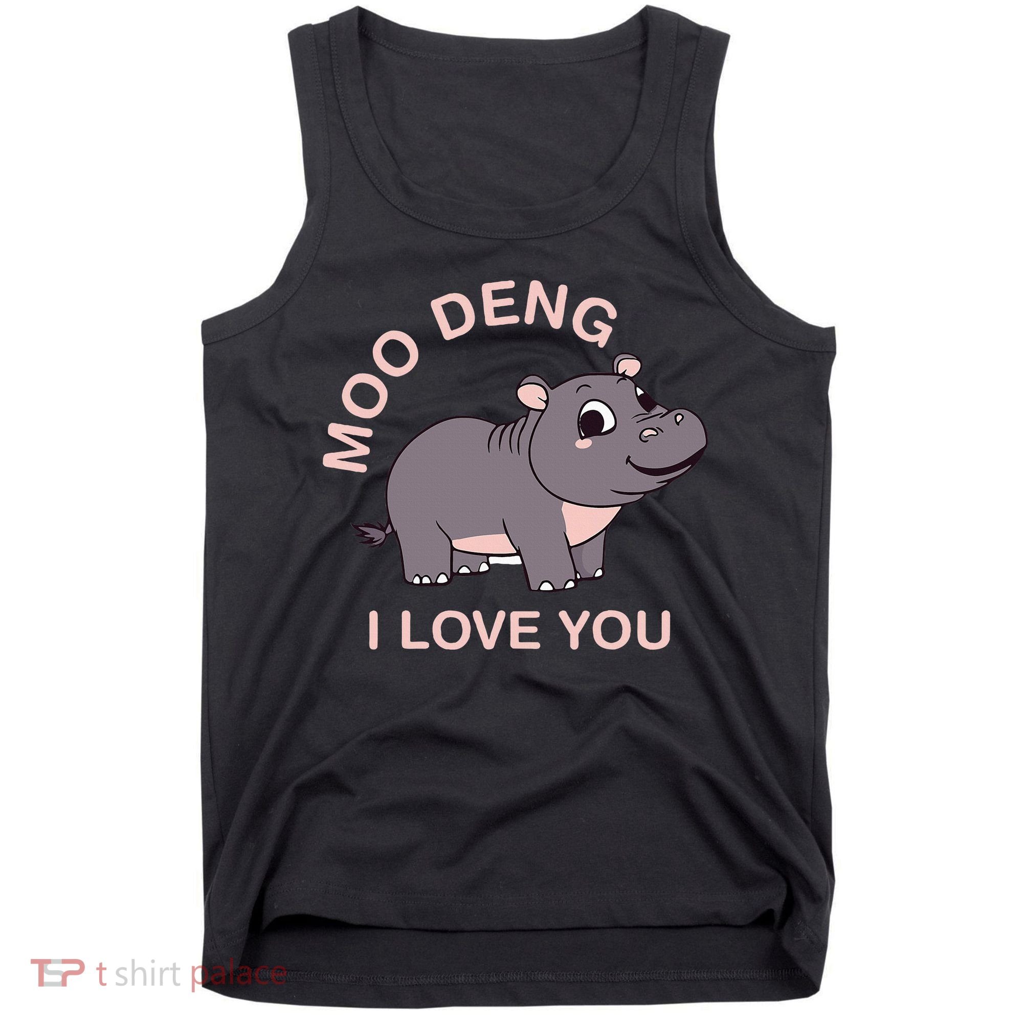 Moo Deng I Love You Tank Top
