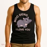 Moo Deng I Love You Tank Top thumb 3
