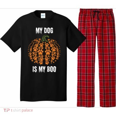 My Dog Is My Boo Funny Spooky Dog Mom Dad Halloween Great Gift Pajama Set
