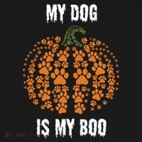 My Dog Is My Boo Funny Spooky Dog Mom Dad Halloween Great Gift Pajama Set thumb 2