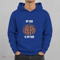 My Dog Is My Boo Funny Spooky Dog Mom Dad Halloween Great Gift Hoodie thumb 0