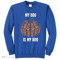 My Dog Is My Boo Funny Spooky Dog Mom Dad Halloween Great Gift Sweatshirt thumb 0