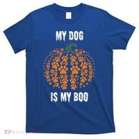 My Dog Is My Boo Funny Spooky Dog Mom Dad Halloween Great Gift T-Shirt thumb 0