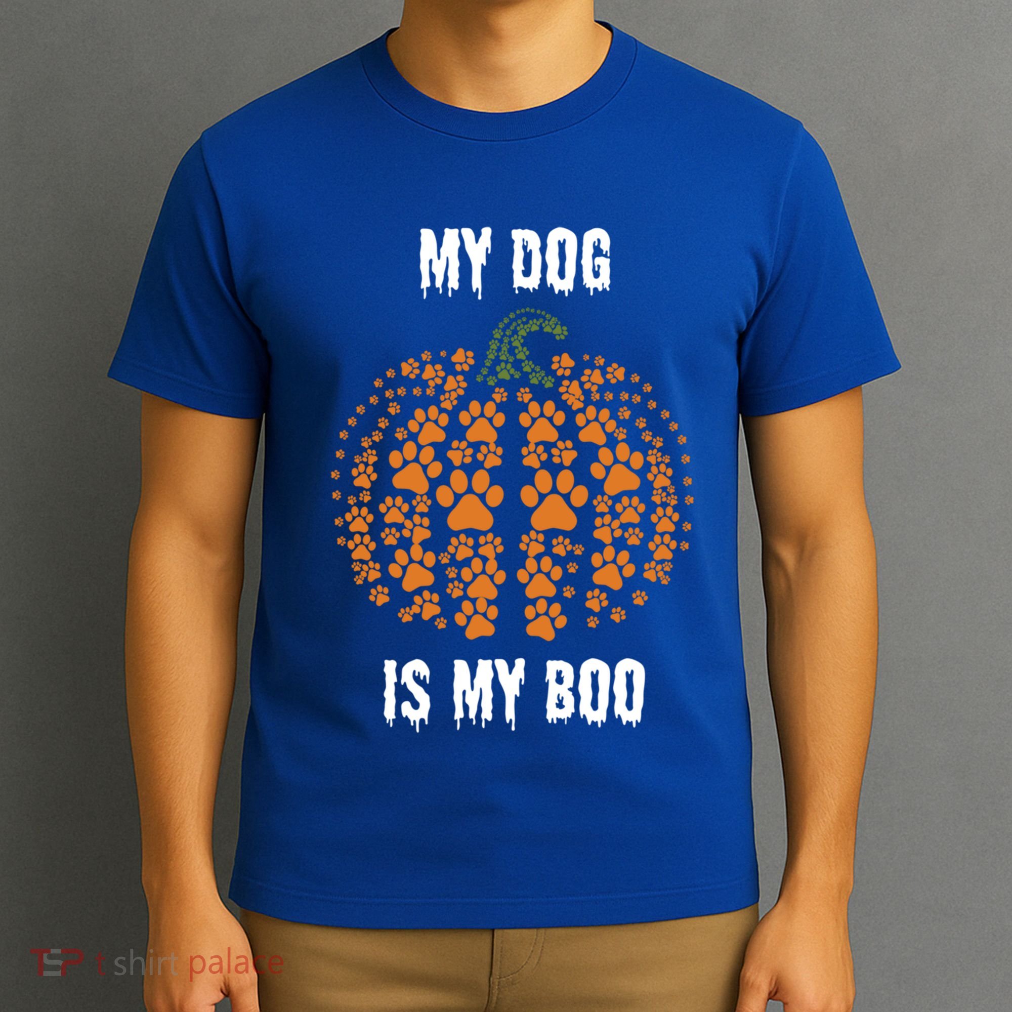 My Dog Is My Boo Funny Spooky Dog Mom Dad Halloween Great Gift T-Shirt