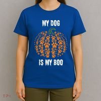 My Dog Is My Boo Funny Spooky Dog Mom Dad Halloween Great Gift T-Shirt thumb 4