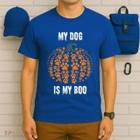 My Dog Is My Boo Funny Spooky Dog Mom Dad Halloween Great Gift T-Shirt thumb 6