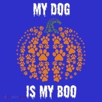 My Dog Is My Boo Funny Spooky Dog Mom Dad Halloween Great Gift Coaster thumb 2