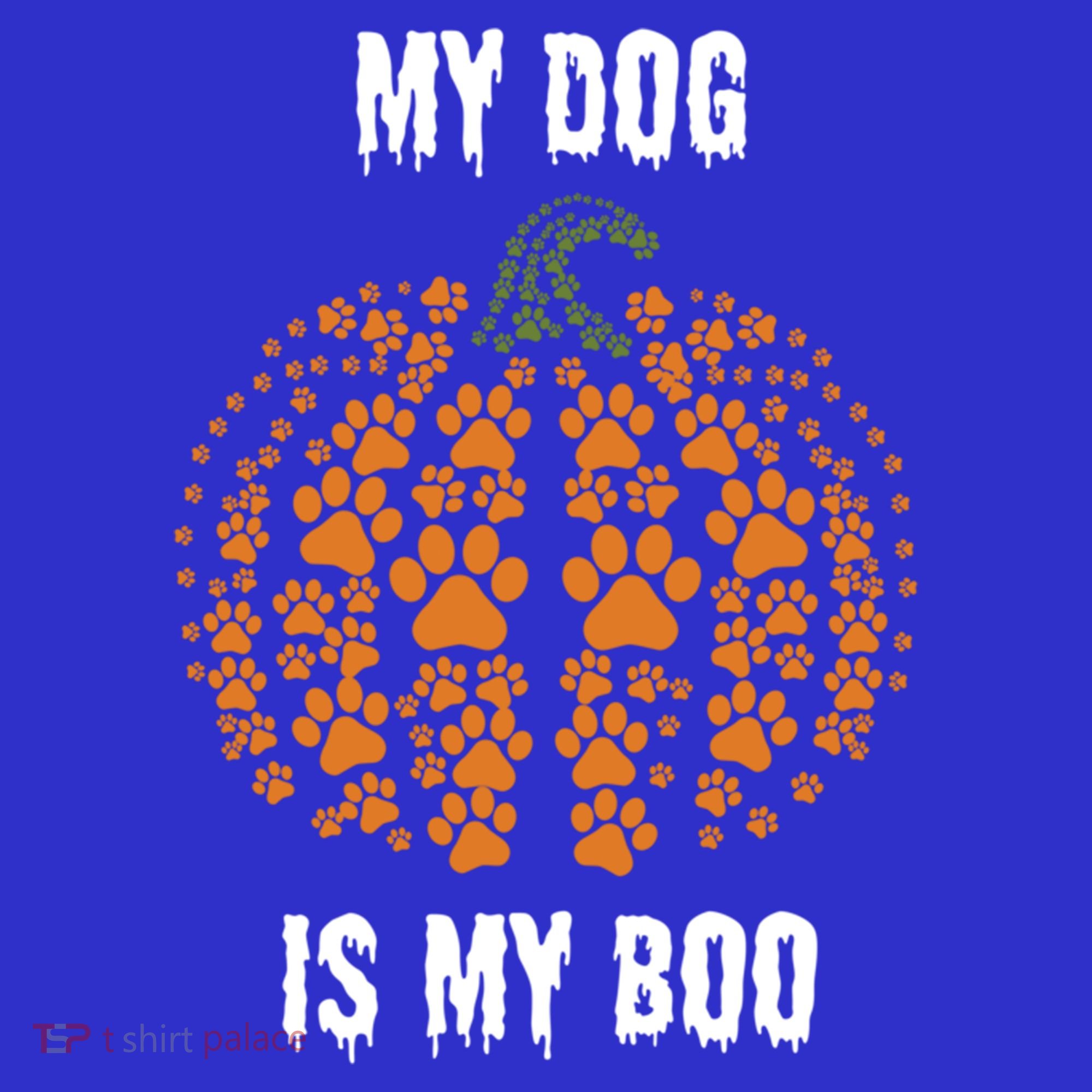 My Dog Is My Boo Funny Spooky Dog Mom Dad Halloween Great Gift Coaster