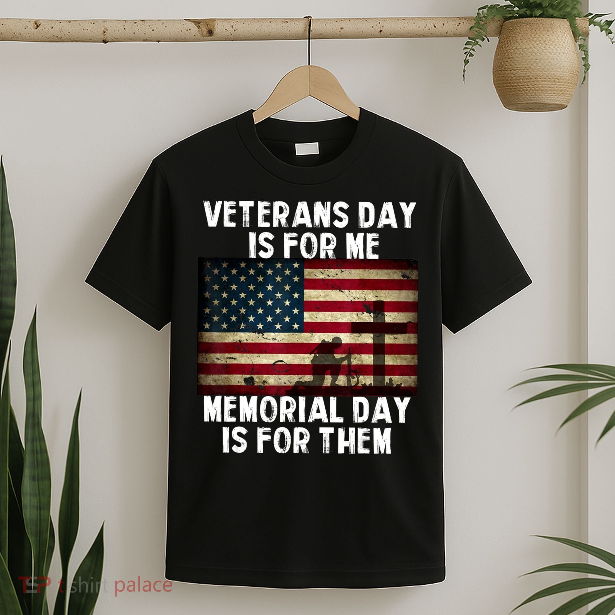 Memorial Day Is For Them Veteran's Day Is For Me Veteran T-Shirt