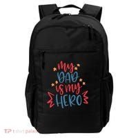 My Dad Is My Hero Cute Gift Backpack thumb 0