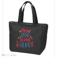 My Dad Is My Hero Cute Gift Tote Bag thumb 3