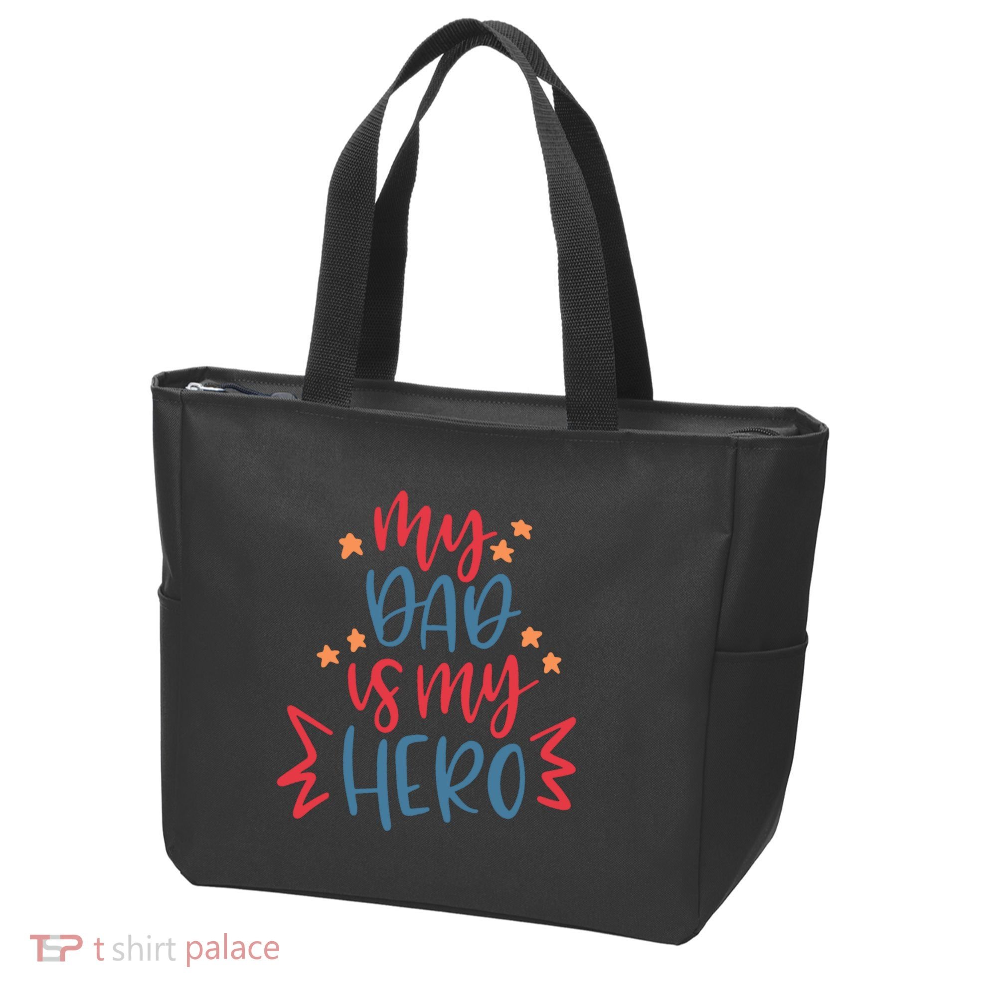 My Dad Is My Hero Cute Gift Tote Bag