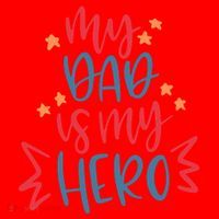 My Dad Is My Hero Cute Gift Santa Hat thumb 1