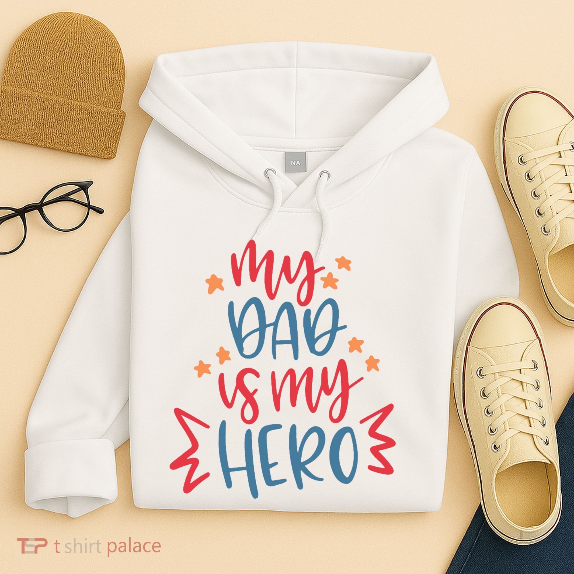 My Dad Is My Hero Cute Gift Hoodie