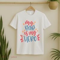 My Dad Is My Hero Cute Gift T-Shirt thumb 2