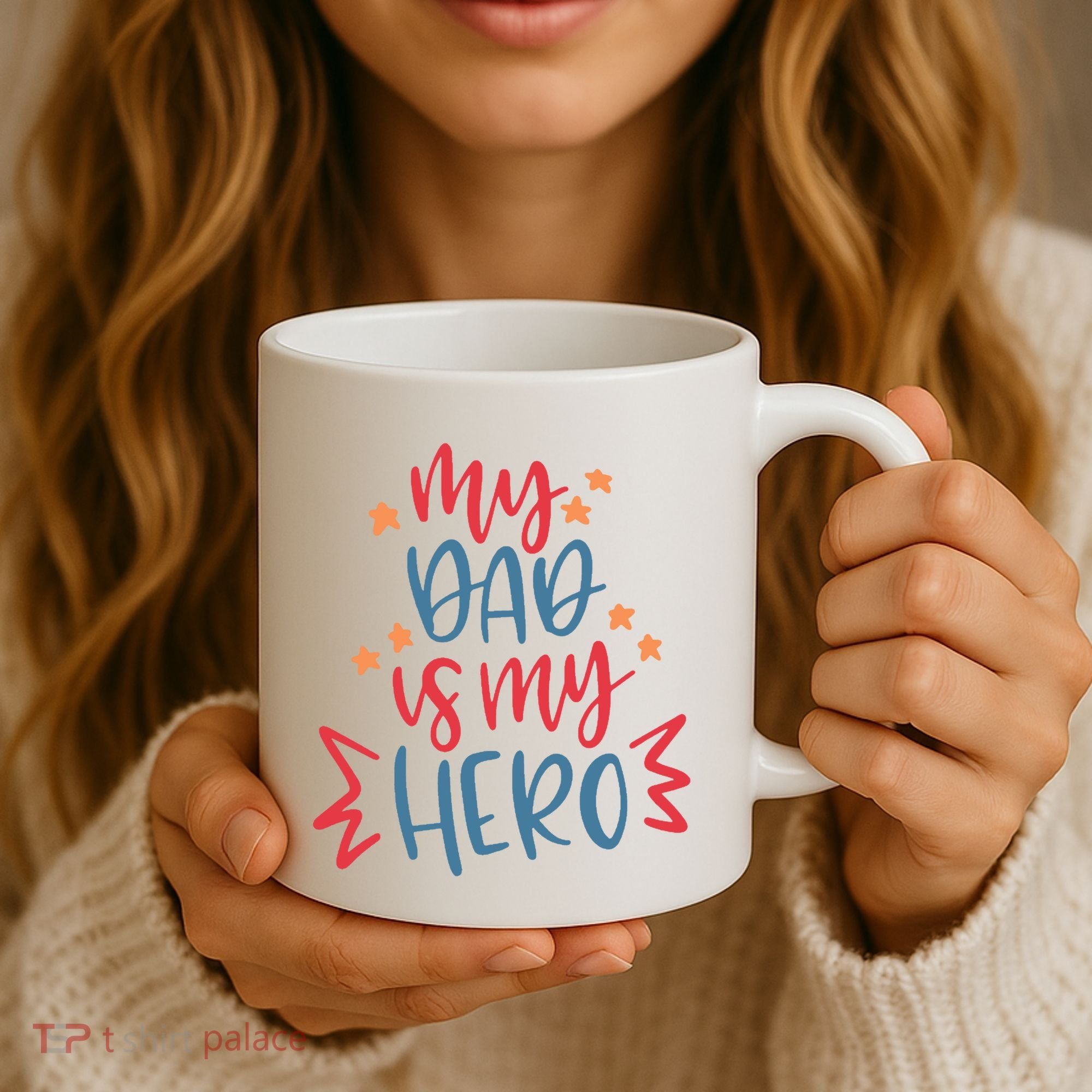 My Dad Is My Hero Cute Gift Coffee Mug