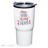 My Dad Is My Hero Cute Gift Tumbler thumb 0