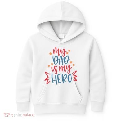 My Dad Is My Hero Cute Gift Kids Hoodie