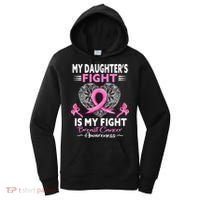 My Daughter Is A Survivor Breast Cancer Awareness Women's Hoodie thumb 0