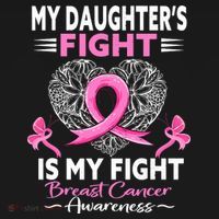My Daughter Is A Survivor Breast Cancer Awareness Women's Hoodie thumb 2