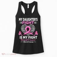 My Daughter Is A Survivor Breast Cancer Awareness Women's Tank Top thumb 0