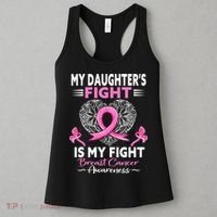 My Daughter Is A Survivor Breast Cancer Awareness Women's Tank Top thumb 3